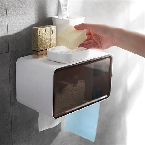 wall mounted tissue box